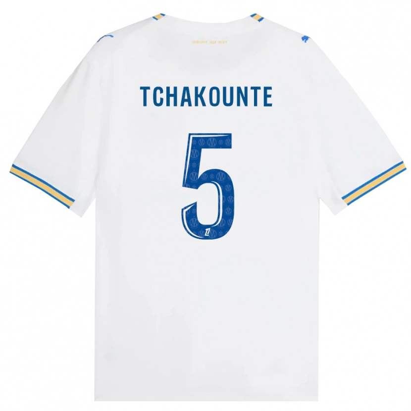 Danxen Dames Annaëlle Tchakounté #5 Dodgerblauw Wit Thuisshirt Thuistenue 2026/27 T-Shirt België
