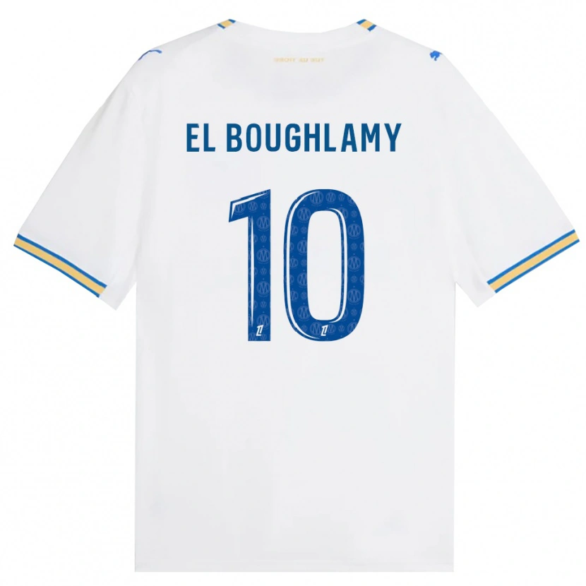 Danxen Dames Adam El Boughlamy #10 Dodgerblauw Wit Thuisshirt Thuistenue 2026/27 T-Shirt België