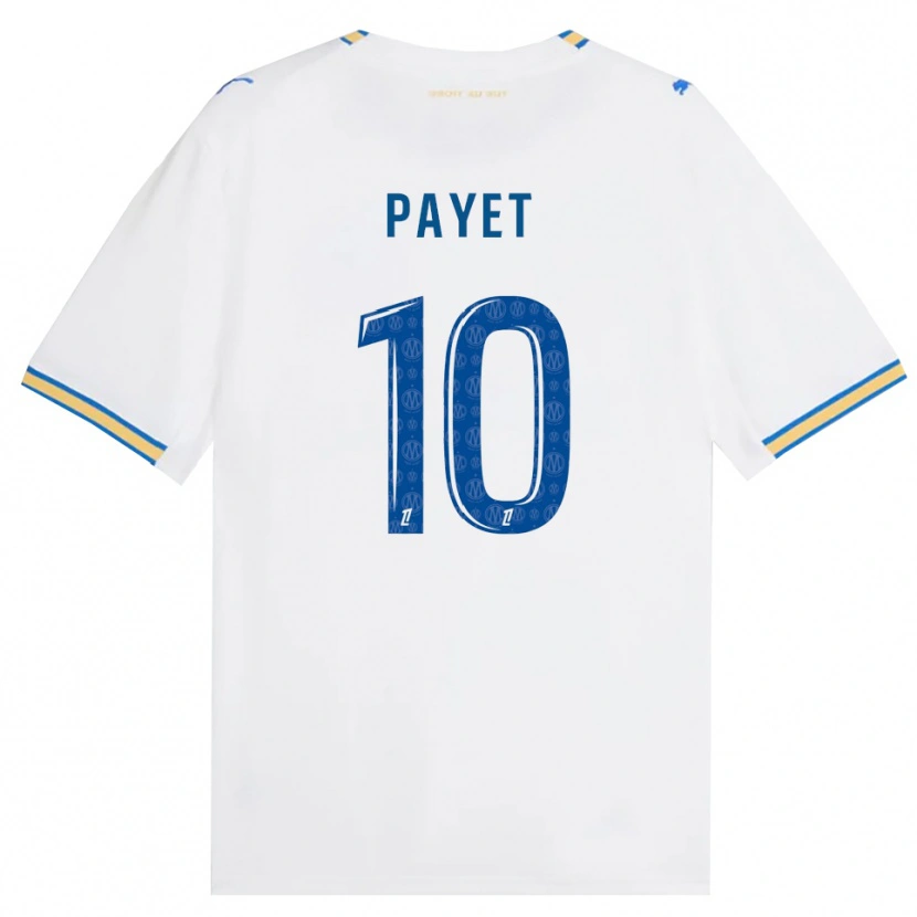 Danxen Dames Dimitri Payet #10 Dodgerblauw Wit Thuisshirt Thuistenue 2026/27 T-Shirt België