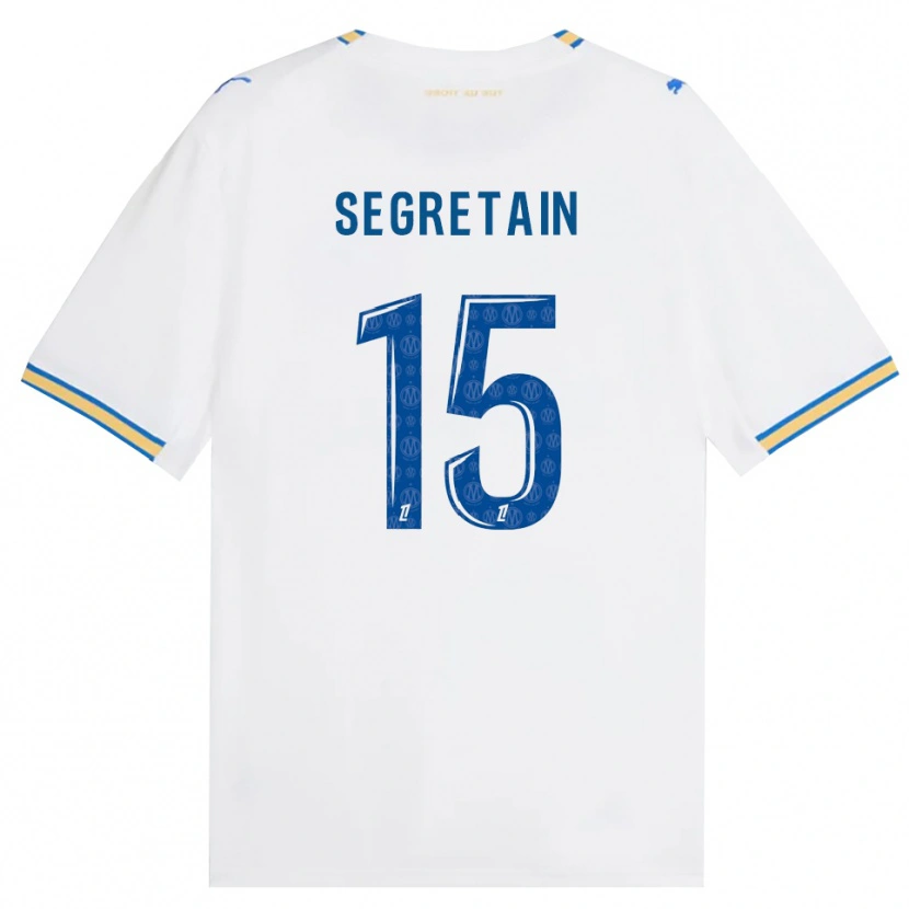 Danxen Dames Julie Ségrétain #15 Dodgerblauw Wit Thuisshirt Thuistenue 2026/27 T-Shirt België