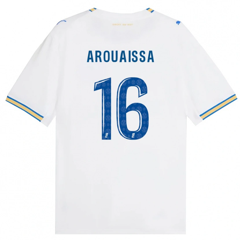 Danxen Dames Ines Arouaissa #16 Dodgerblauw Wit Thuisshirt Thuistenue 2026/27 T-Shirt België