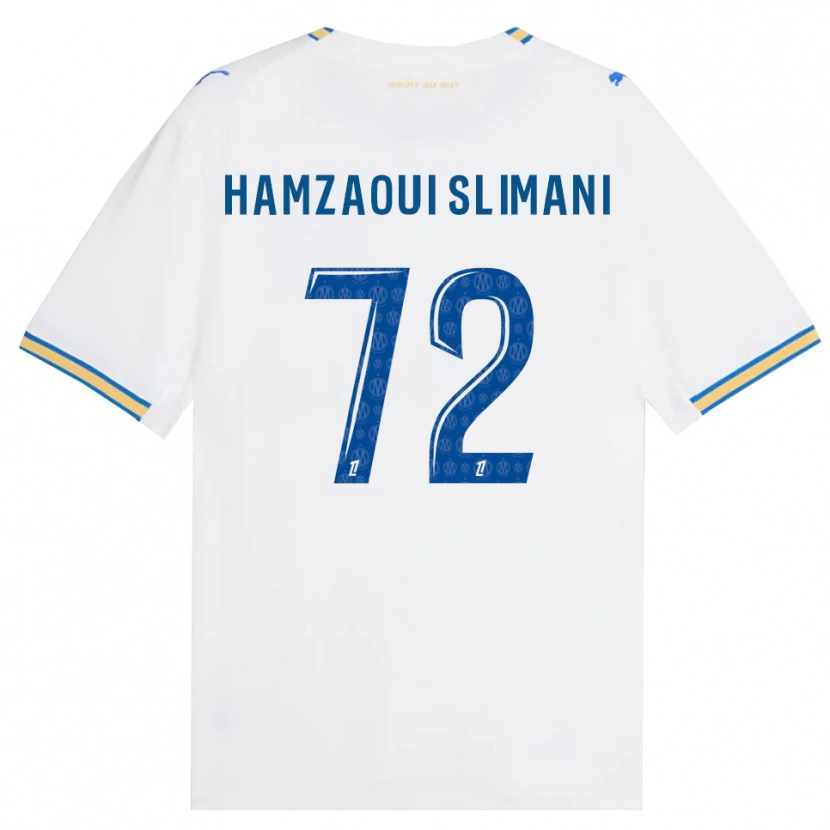 Danxen Dames Hilan Hamzaoui Slimani #72 Dodgerblauw Wit Thuisshirt Thuistenue 2026/27 T-Shirt België