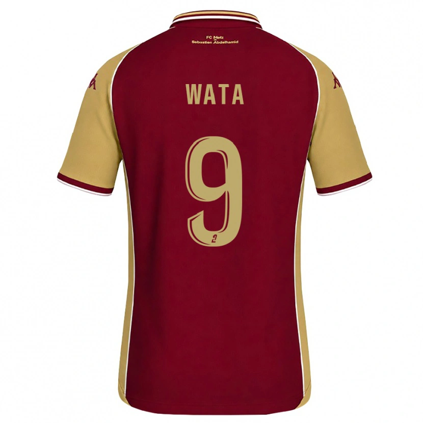 Danxen Dames Xavier Wata #9 Goudenrood Donkerrood Thuisshirt Thuistenue 2026/27 T-Shirt België