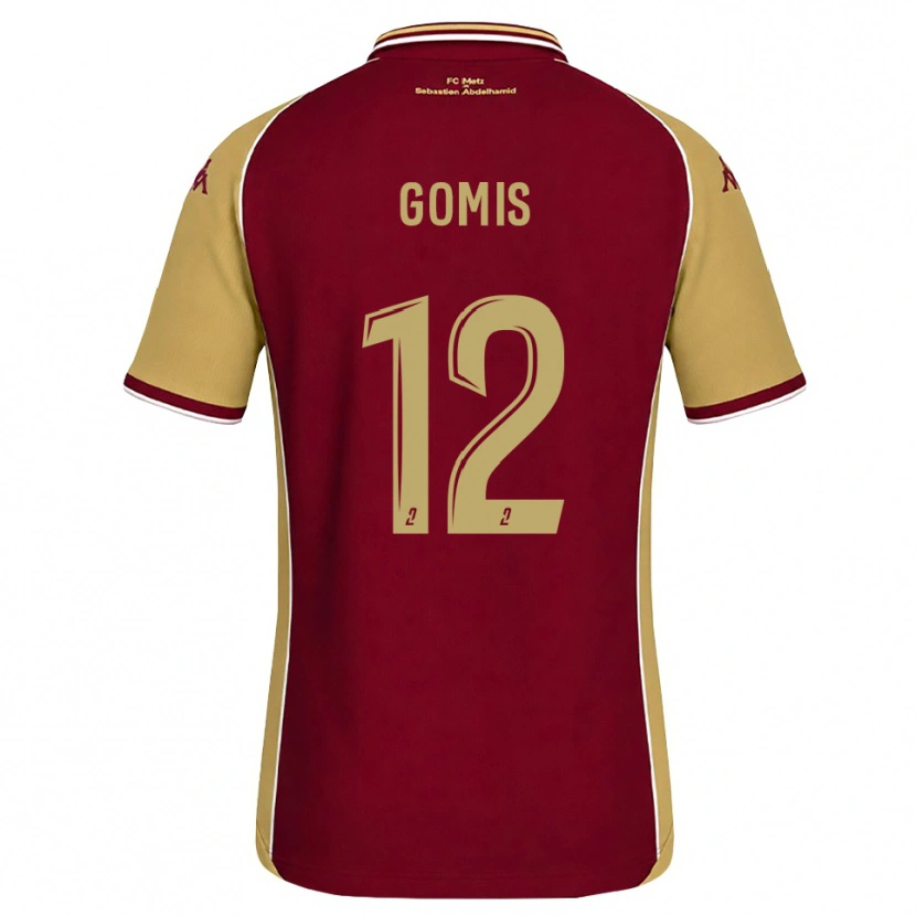 Danxen Dames Maykel Gomis #12 Goudenrood Donkerrood Thuisshirt Thuistenue 2026/27 T-Shirt België