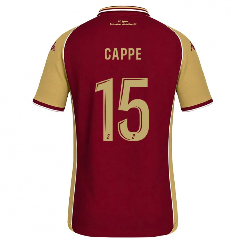 Danxen Dames Djibril Cappe #15 Goudenrood Donkerrood Thuisshirt Thuistenue 2026/27 T-Shirt België