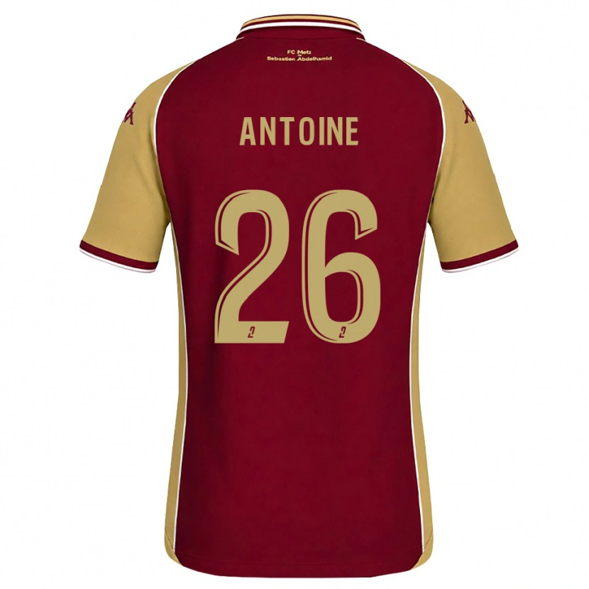 Danxen Dames Maud Antoine #26 Goudenrood Donkerrood Thuisshirt Thuistenue 2026/27 T-Shirt België