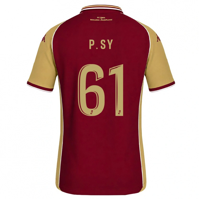 Danxen Dames Pape Sy #61 Goudenrood Donkerrood Thuisshirt Thuistenue 2026/27 T-Shirt België