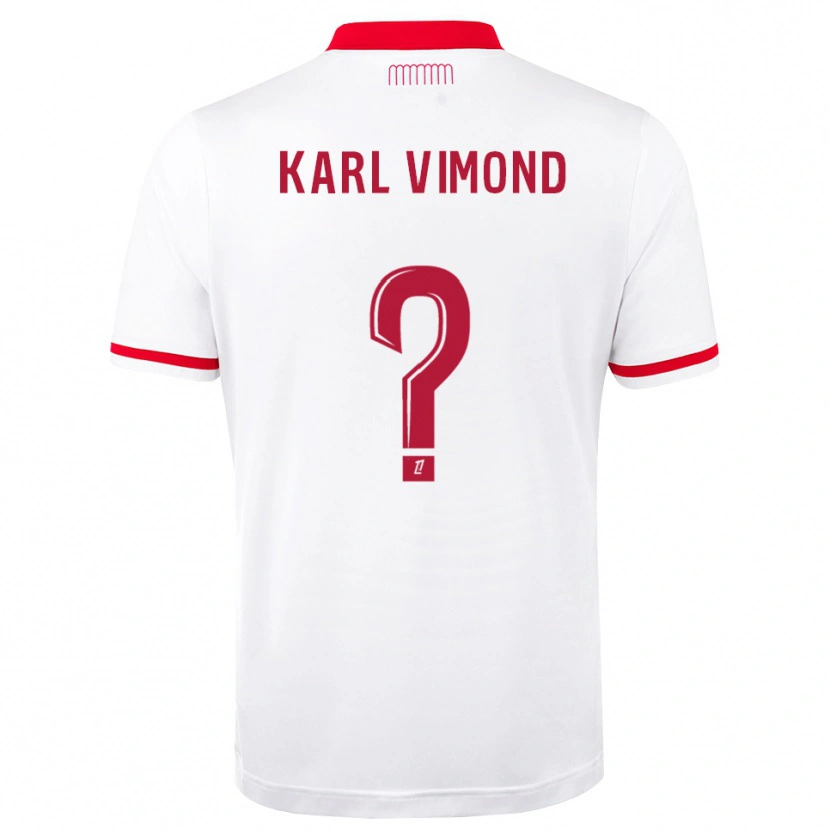 Danxen Dames Dany Karl Vimond #0 Rood Wit Thuisshirt Thuistenue 2026/27 T-Shirt België