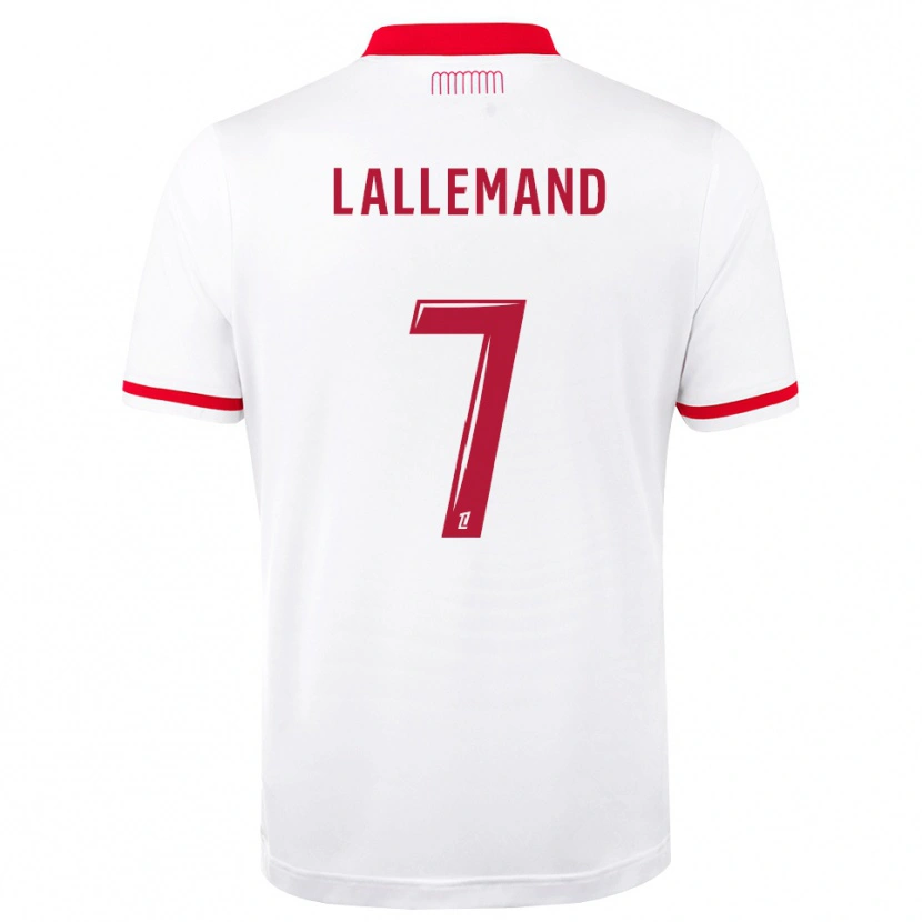 Danxen Dames Nassim Lallemand #7 Rood Wit Thuisshirt Thuistenue 2026/27 T-Shirt België