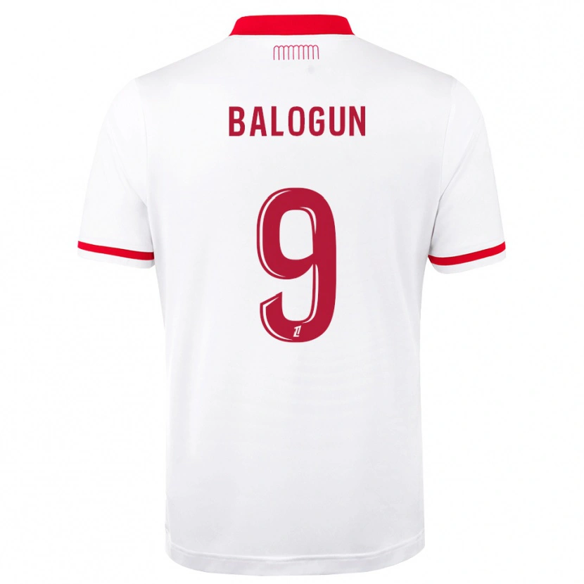Danxen Dames Folarin Balogun #9 Rood Wit Thuisshirt Thuistenue 2026/27 T-Shirt België