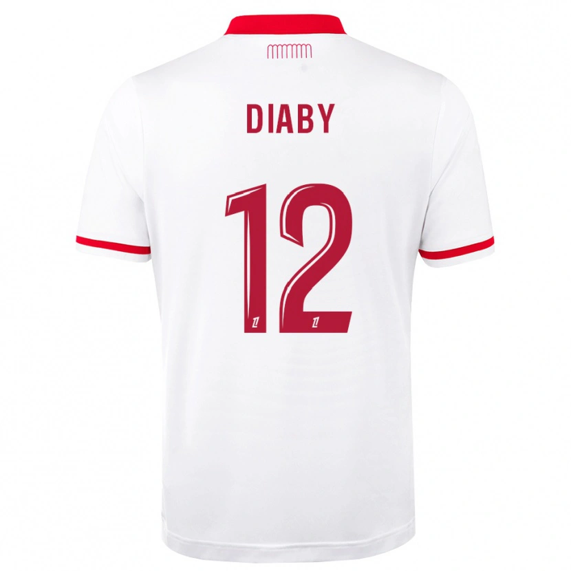 Danxen Dames Mohamed Diaby #12 Rood Wit Thuisshirt Thuistenue 2026/27 T-Shirt België