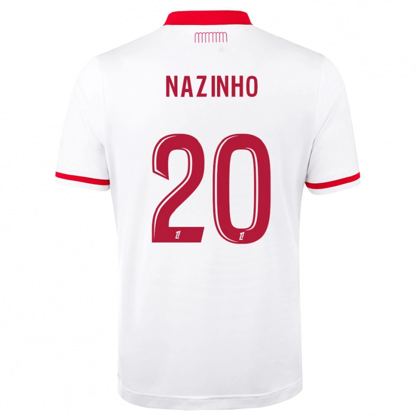 Danxen Dames Flávio Basilua Jacinto Dos Nazinho #20 Rood Wit Thuisshirt Thuistenue 2026/27 T-Shirt België