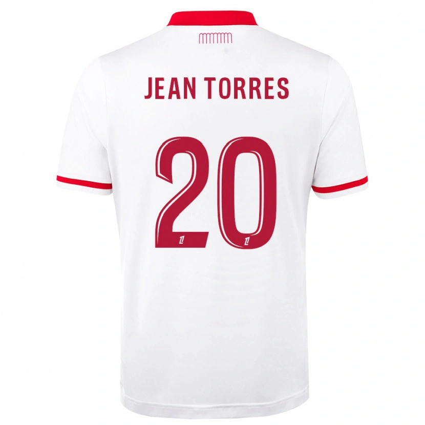 Danxen Dames Jean Torres #20 Rood Wit Thuisshirt Thuistenue 2026/27 T-Shirt België