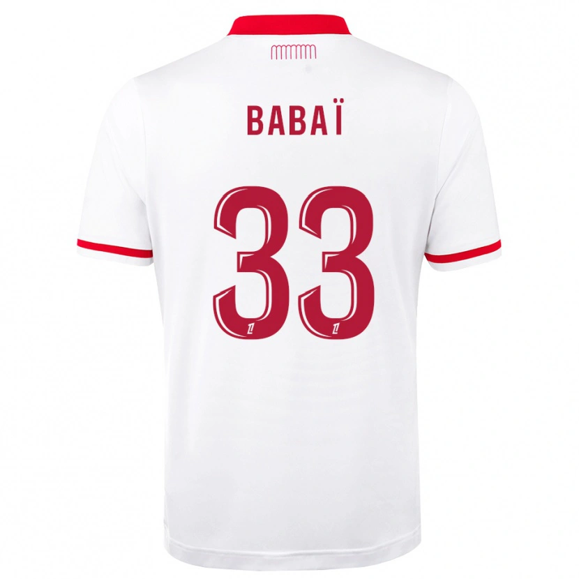 Danxen Dames Nazim Babaï #33 Rood Wit Thuisshirt Thuistenue 2026/27 T-Shirt België