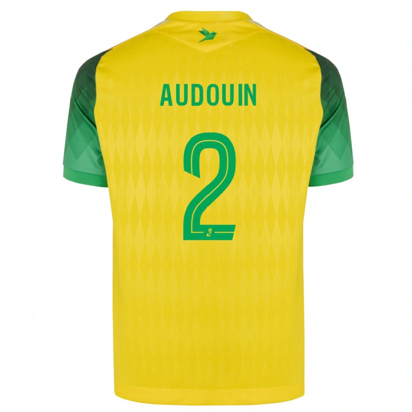 Danxen Dames Simon Audouin #2 Geel Groen Rood Thuisshirt Thuistenue 2026/27 T-Shirt België