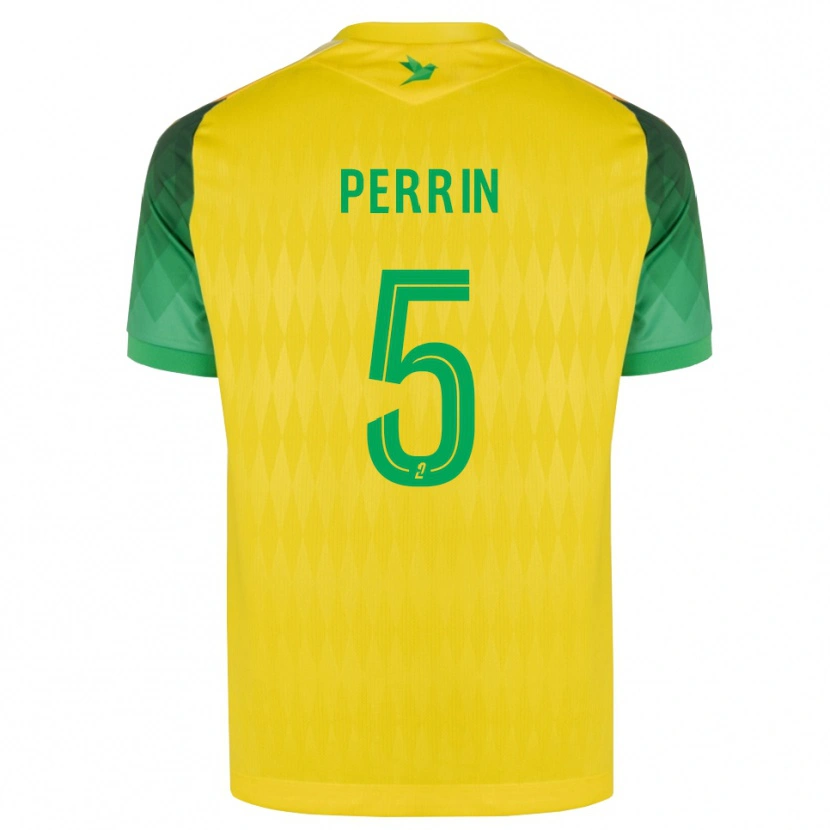 Danxen Dames Lucas Perrin #5 Geel Groen Rood Thuisshirt Thuistenue 2026/27 T-Shirt België
