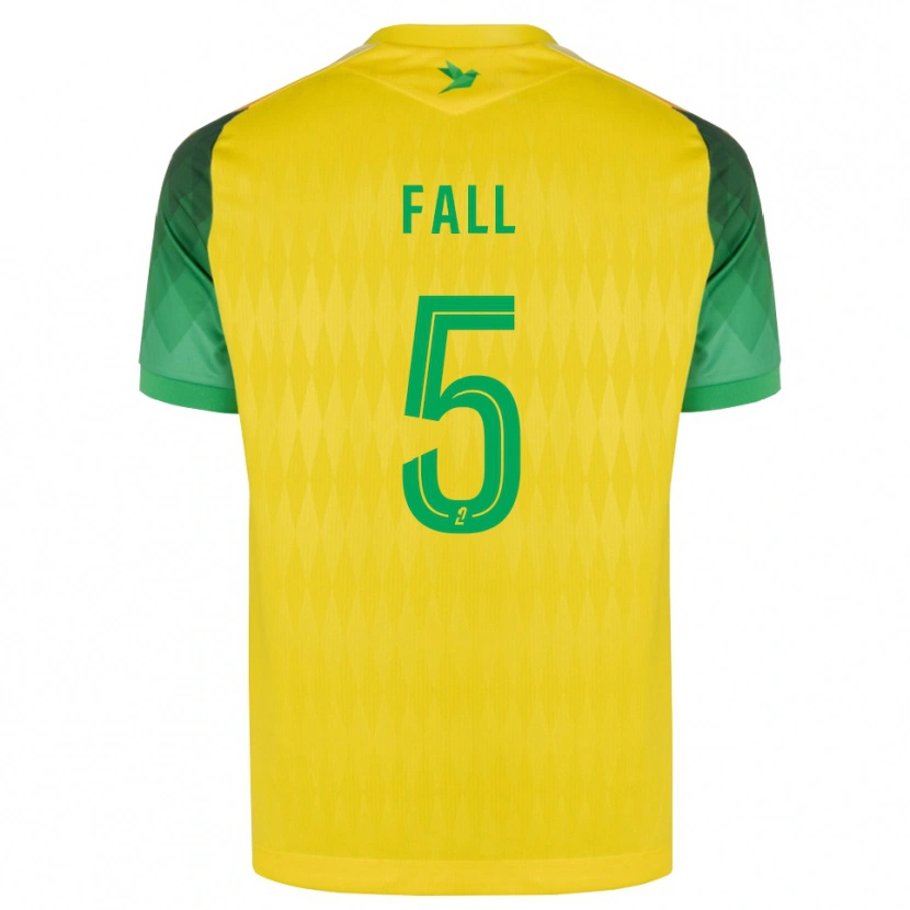 Danxen Dames Babacar Fall #5 Geel Groen Rood Thuisshirt Thuistenue 2026/27 T-Shirt België