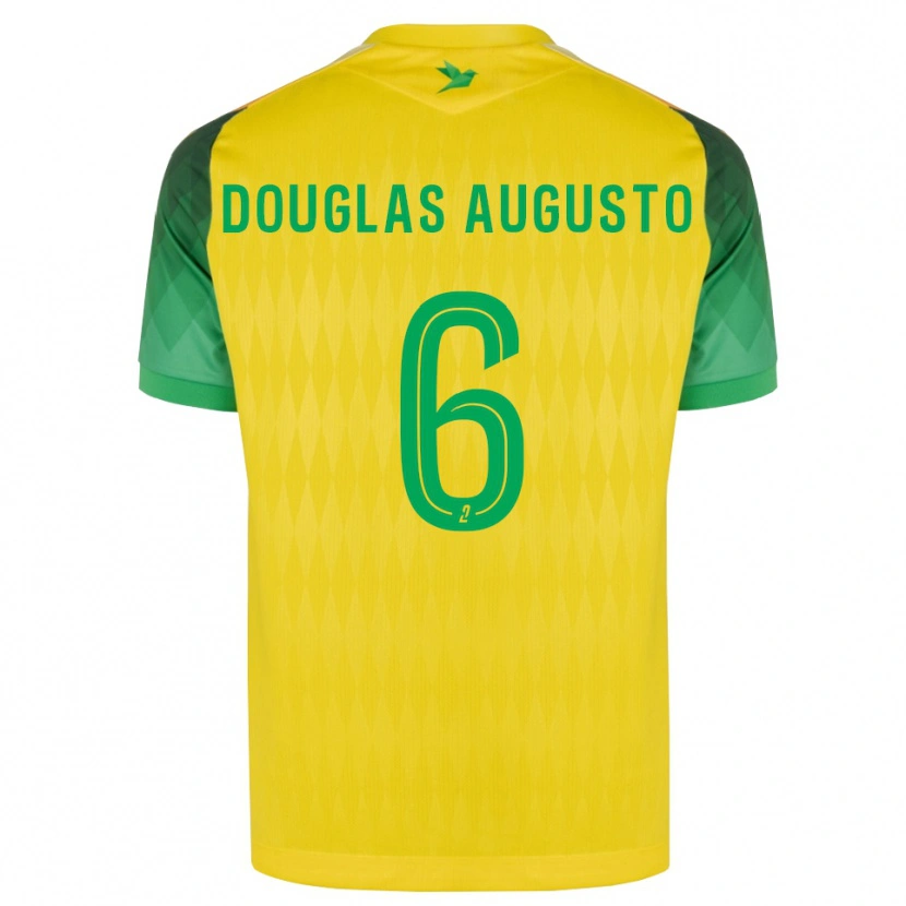 Danxen Dames Douglas Augusto #6 Geel Groen Rood Thuisshirt Thuistenue 2026/27 T-Shirt België