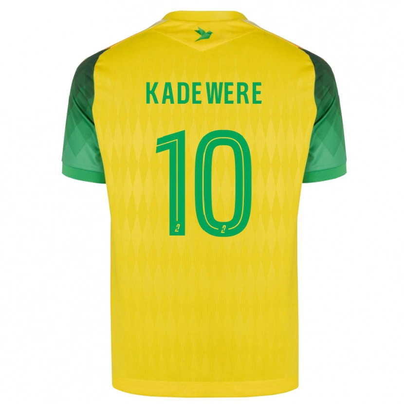 Danxen Dames Tino Kadewere #10 Geel Groen Rood Thuisshirt Thuistenue 2026/27 T-Shirt België
