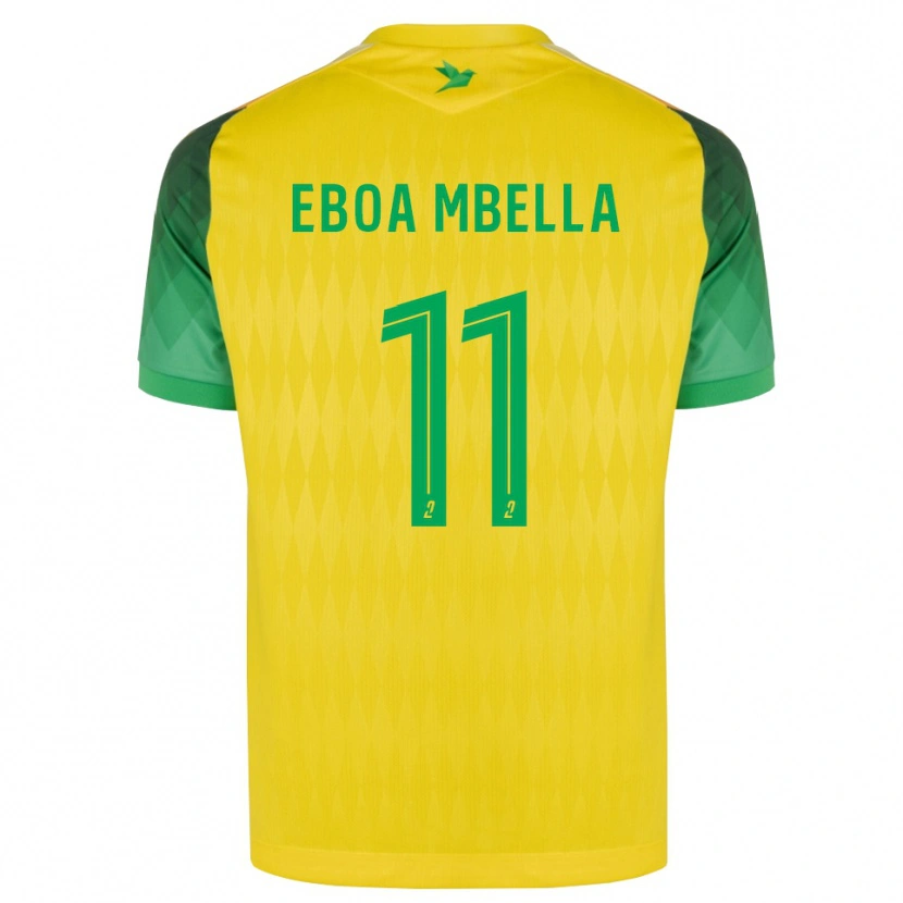 Danxen Dames Eden Eboa Mbella #11 Geel Groen Rood Thuisshirt Thuistenue 2026/27 T-Shirt België