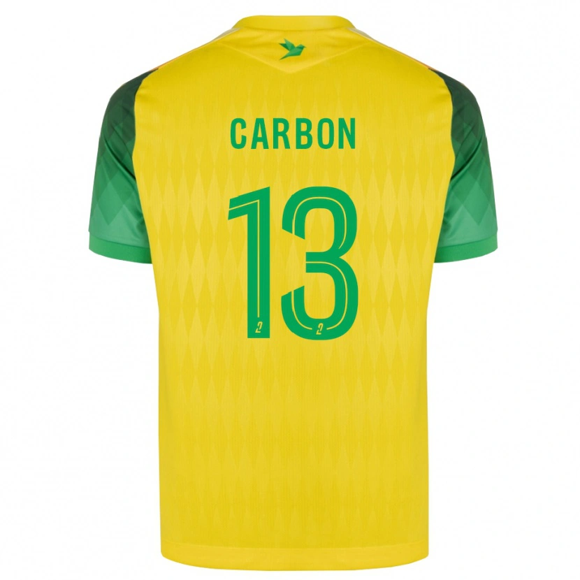 Danxen Dames Lancelot Carbon #13 Geel Groen Rood Thuisshirt Thuistenue 2026/27 T-Shirt België
