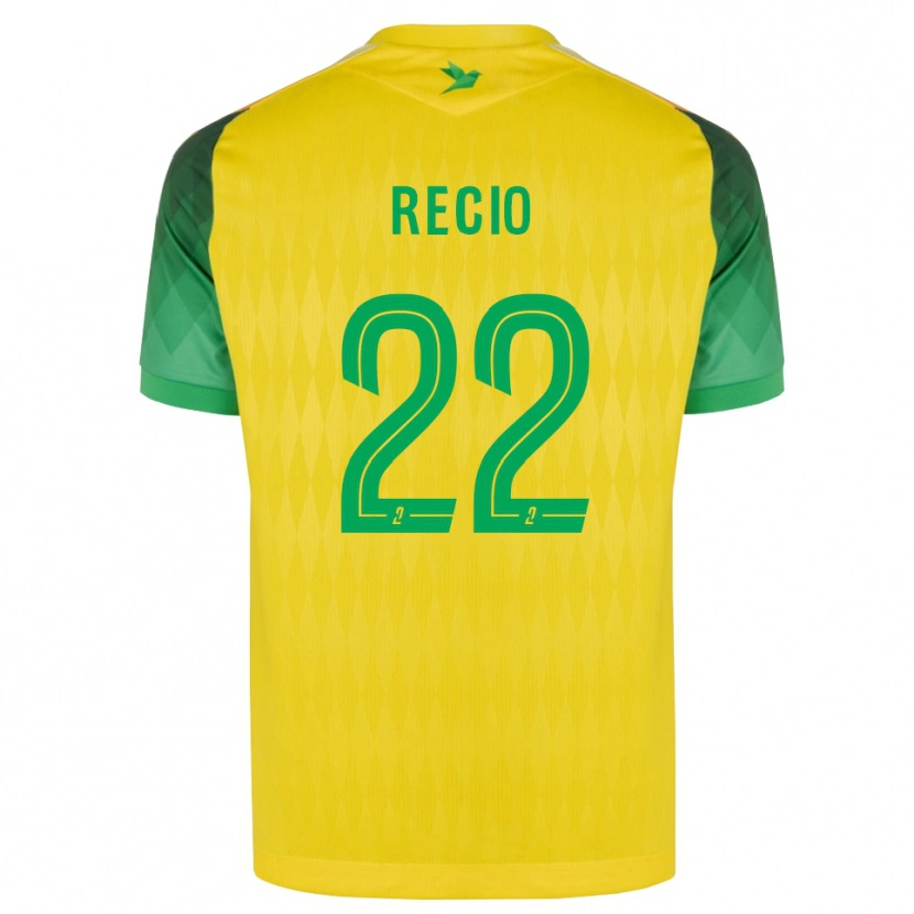 Danxen Dames Andrea Recio #22 Geel Groen Rood Thuisshirt Thuistenue 2026/27 T-Shirt België