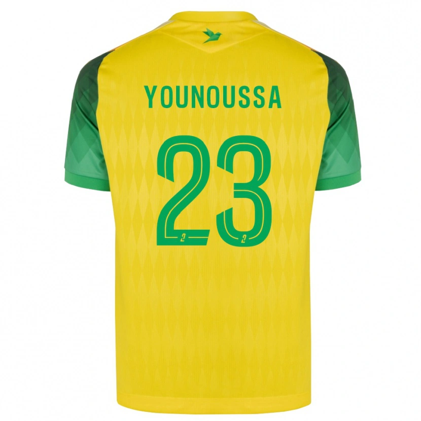 Danxen Dames Wilitty Younoussa #23 Geel Groen Rood Thuisshirt Thuistenue 2026/27 T-Shirt België