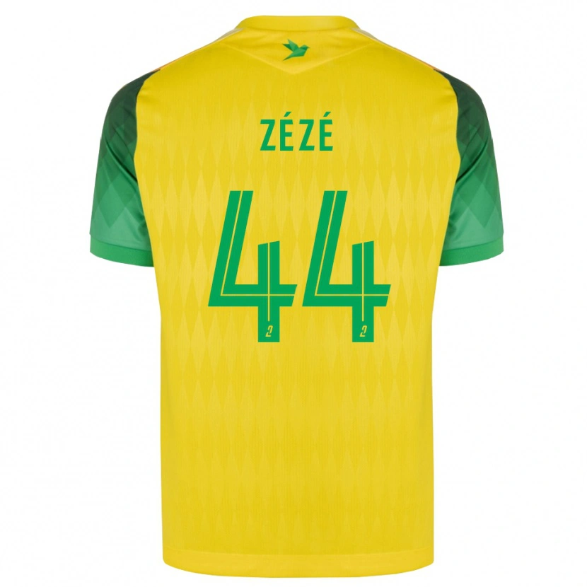 Danxen Dames Nathan Zézé #44 Geel Groen Rood Thuisshirt Thuistenue 2026/27 T-Shirt België