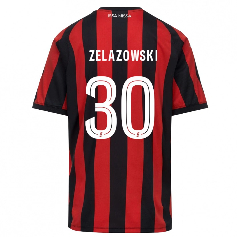 Danxen Dames Bartosz Zelazowski #30 Rood Zwart Wit Thuisshirt Thuistenue 2026/27 T-Shirt België