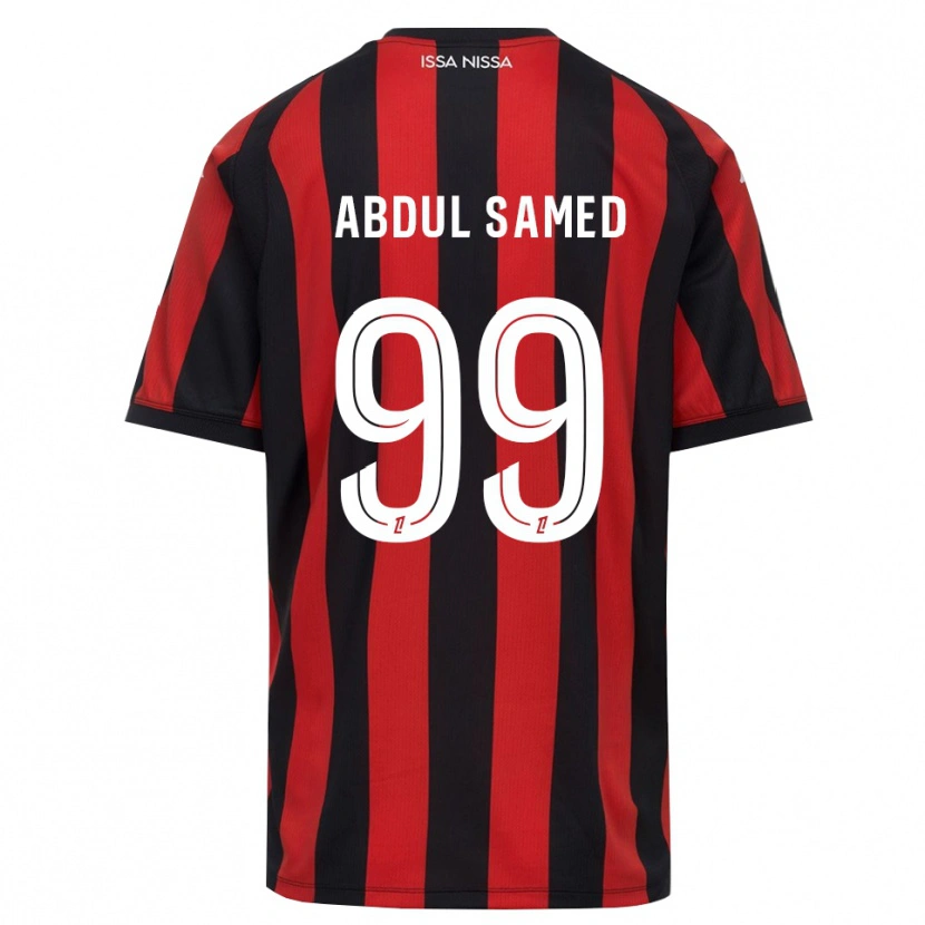 Danxen Dames Salis Abdul Samed #99 Rood Zwart Wit Thuisshirt Thuistenue 2026/27 T-Shirt België