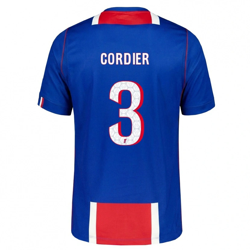 Danxen Dames Thomas Cordier #3 Rood Wit Blauw Thuisshirt Thuistenue 2026/27 T-Shirt België