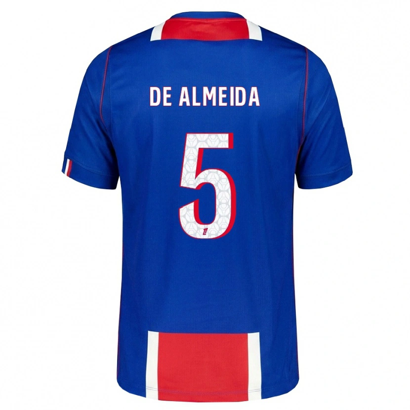 Danxen Dames Elisa De Almeida #5 Rood Wit Blauw Thuisshirt Thuistenue 2026/27 T-Shirt België