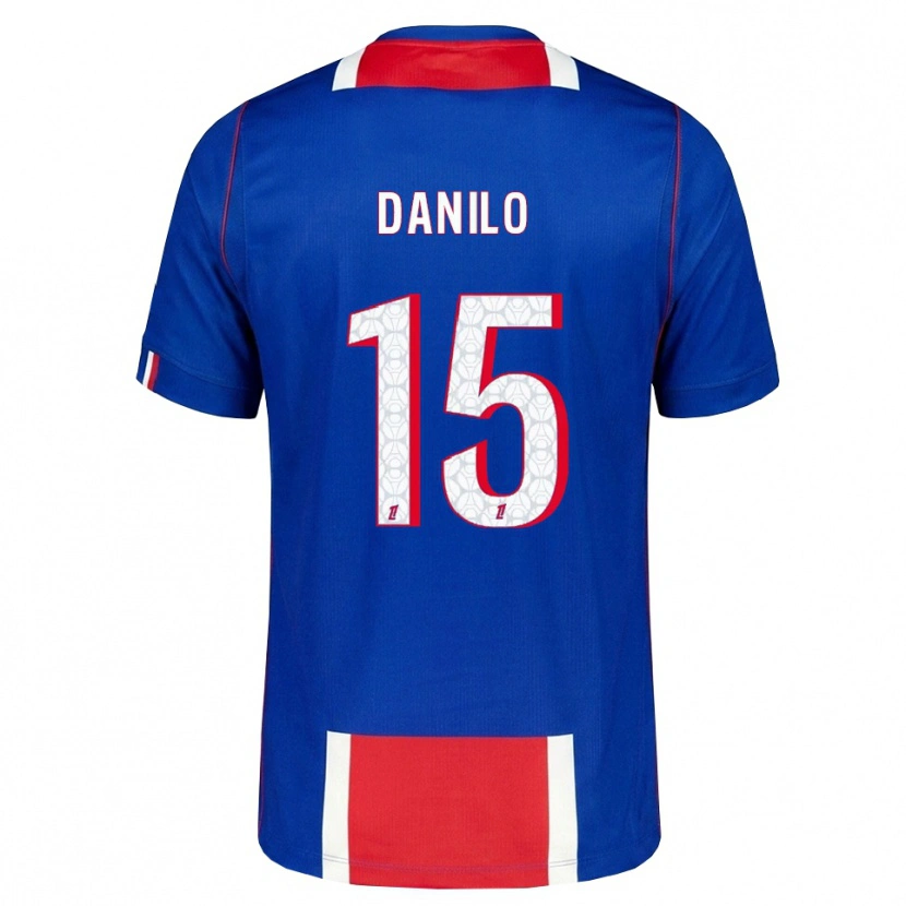 Danxen Dames Danilo Pereira #15 Rood Wit Blauw Thuisshirt Thuistenue 2026/27 T-Shirt België