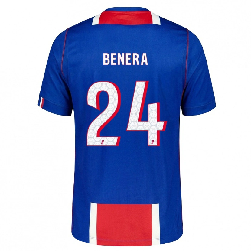 Danxen Dames Baby Jordy Benera #24 Rood Wit Blauw Thuisshirt Thuistenue 2026/27 T-Shirt België
