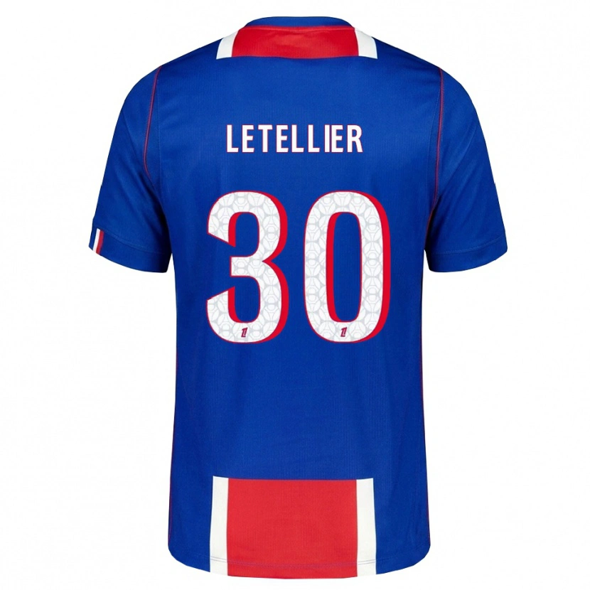 Danxen Dames Alexandre Letellier #30 Rood Wit Blauw Thuisshirt Thuistenue 2026/27 T-Shirt België