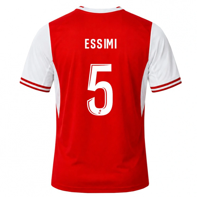 Danxen Dames Marlène Essimi #5 Rood Wit Thuisshirt Thuistenue 2026/27 T-Shirt België