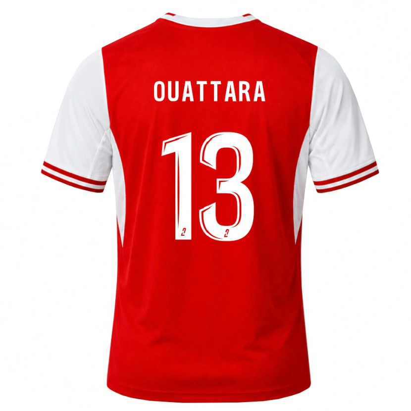 Danxen Dames Abou Ouattara #13 Rood Wit Thuisshirt Thuistenue 2026/27 T-Shirt België