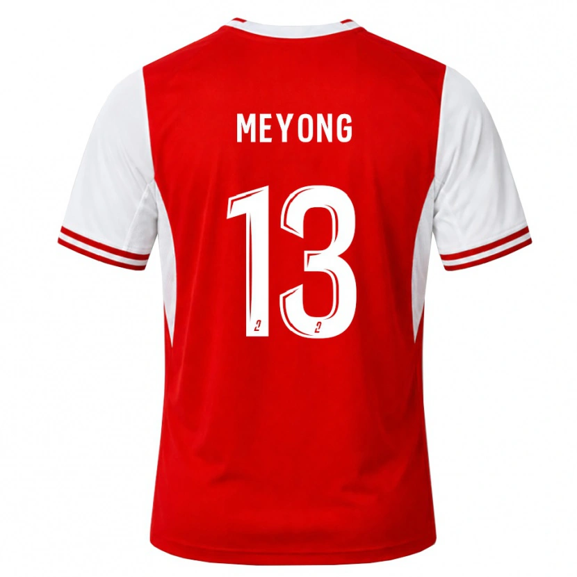 Danxen Dames Charlène Meyong #13 Rood Wit Thuisshirt Thuistenue 2026/27 T-Shirt België