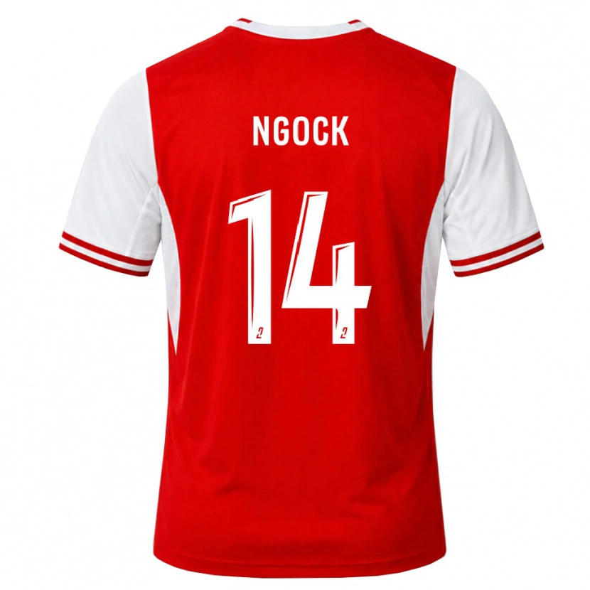 Danxen Dames Monique Ngock #14 Rood Wit Thuisshirt Thuistenue 2026/27 T-Shirt België