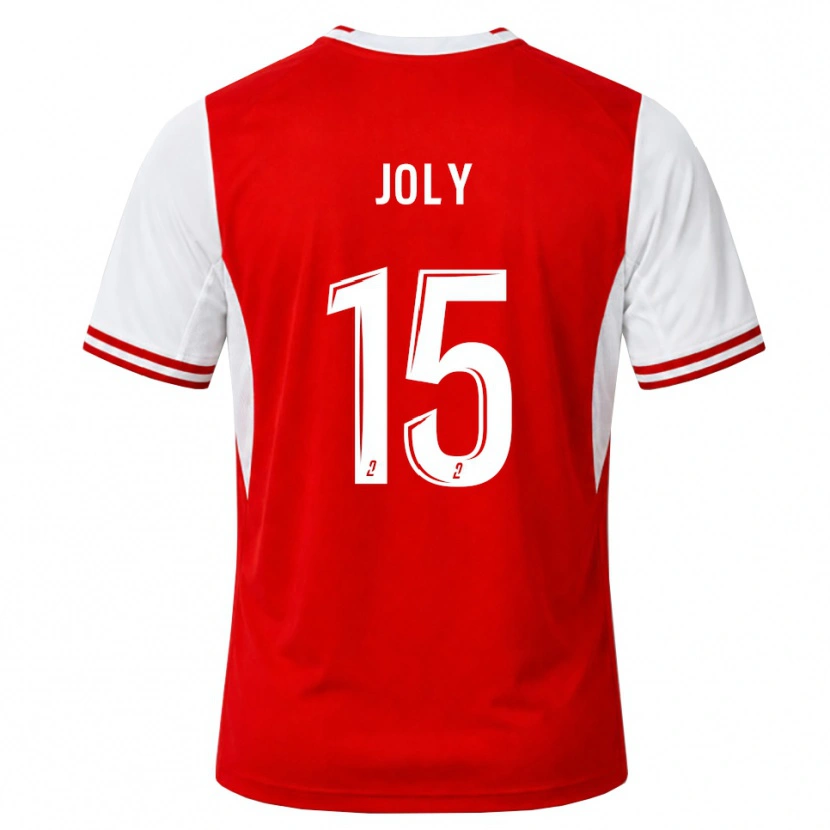 Danxen Dames Lou-Ann Joly #15 Rood Wit Thuisshirt Thuistenue 2026/27 T-Shirt België