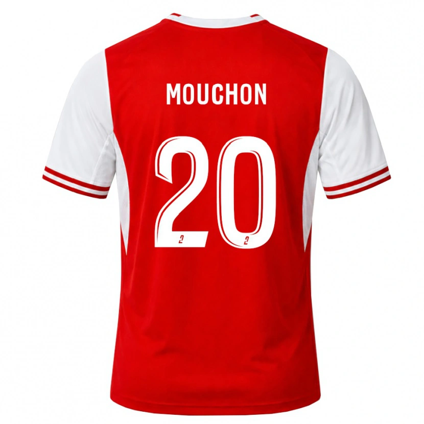 Danxen Dames Noemie Mouchon #20 Rood Wit Thuisshirt Thuistenue 2026/27 T-Shirt België