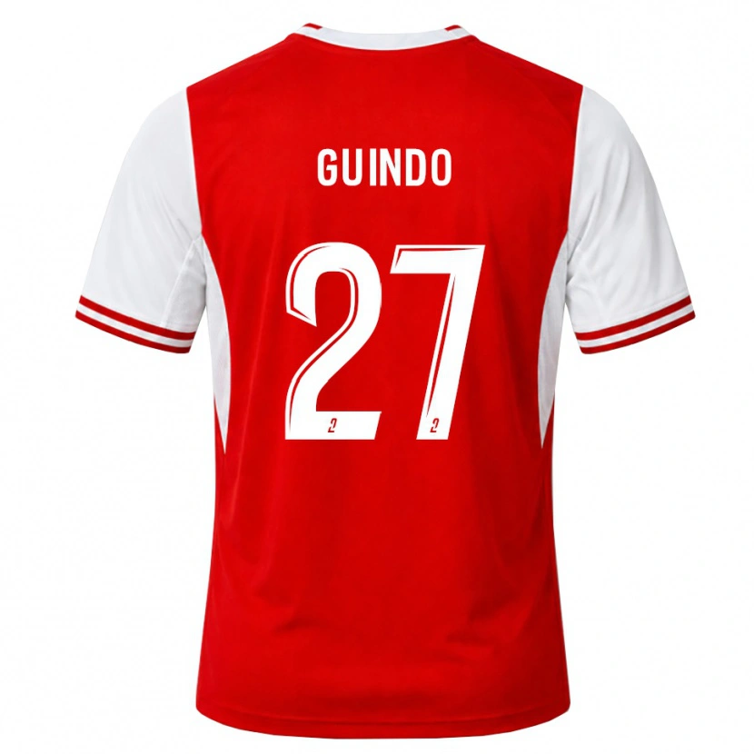 Danxen Dames Daouda Guindo #27 Rood Wit Thuisshirt Thuistenue 2026/27 T-Shirt België
