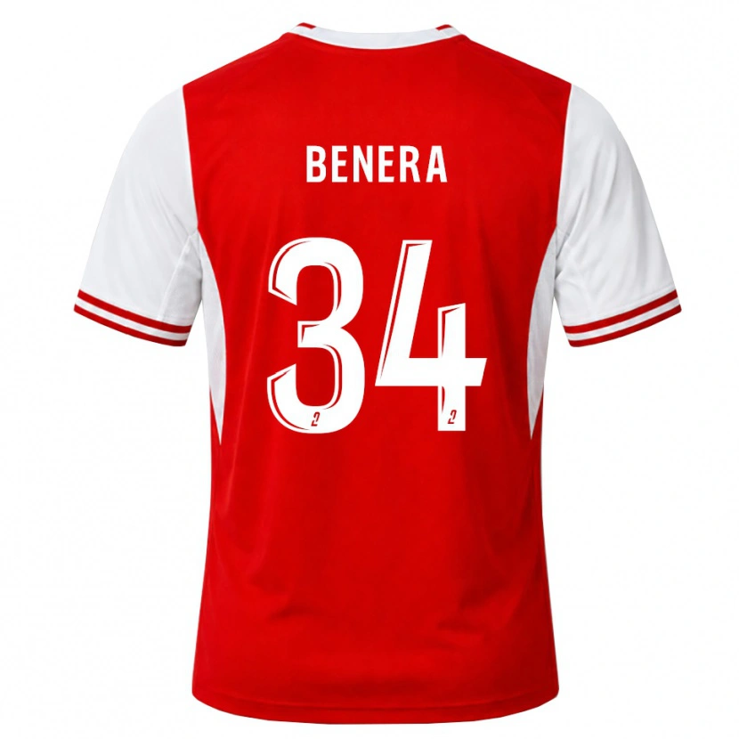 Danxen Dames Ummene Benera #34 Rood Wit Thuisshirt Thuistenue 2026/27 T-Shirt België