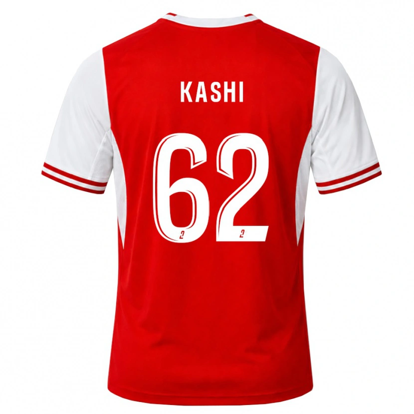 Danxen Dames Amine Kashi #62 Rood Wit Thuisshirt Thuistenue 2026/27 T-Shirt België