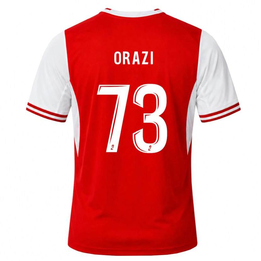 Danxen Dames Ike Orazi #73 Rood Wit Thuisshirt Thuistenue 2026/27 T-Shirt België