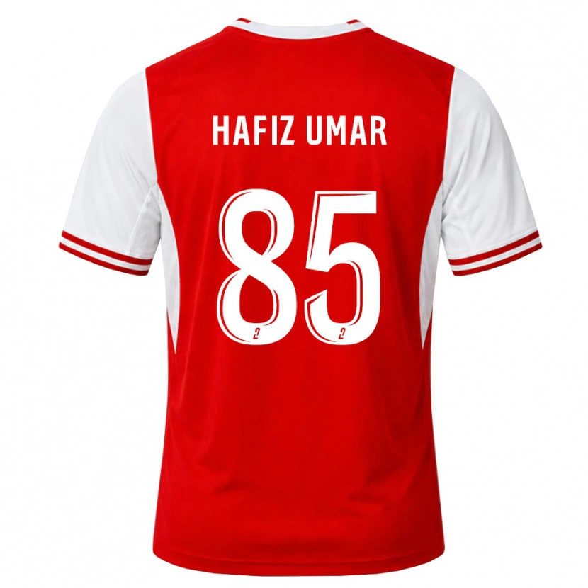 Danxen Dames Hafiz Umar Ibrahim #85 Rood Wit Thuisshirt Thuistenue 2026/27 T-Shirt België