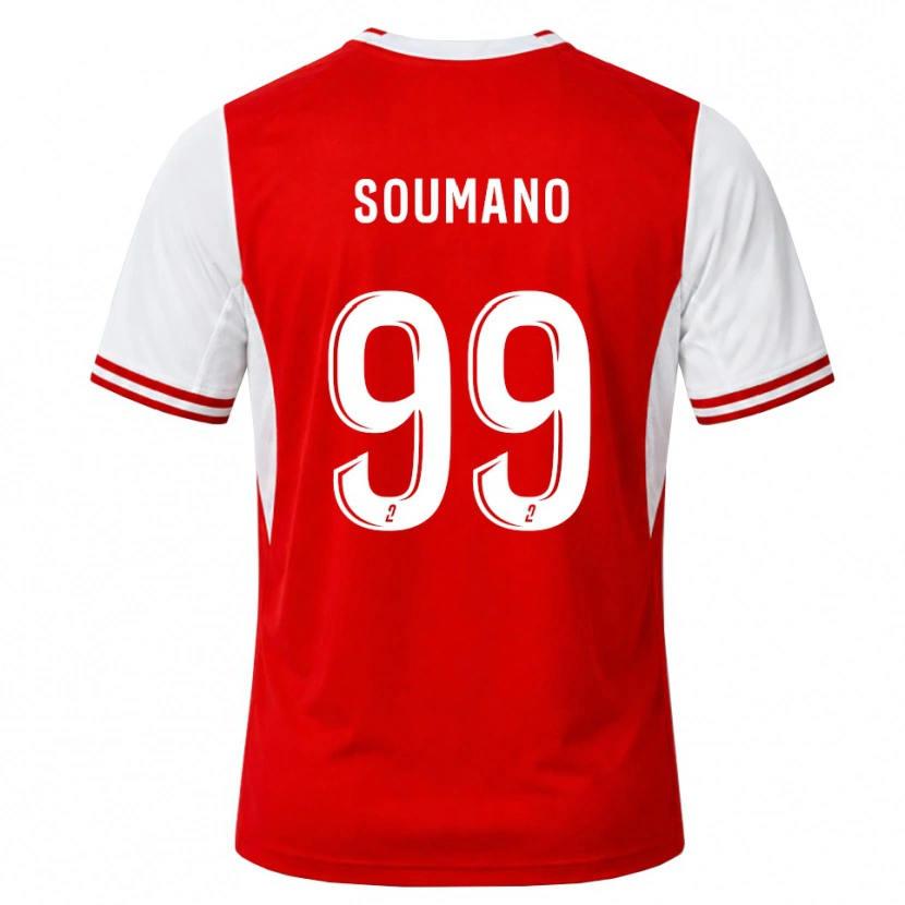 Danxen Dames Sambou Soumano #99 Rood Wit Thuisshirt Thuistenue 2026/27 T-Shirt België