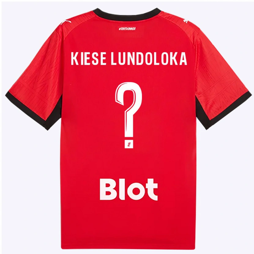 Danxen Dames Jeanslor Kiese Lundoloka #0 Rood Zwart Wit Thuisshirt Thuistenue 2026/27 T-Shirt België