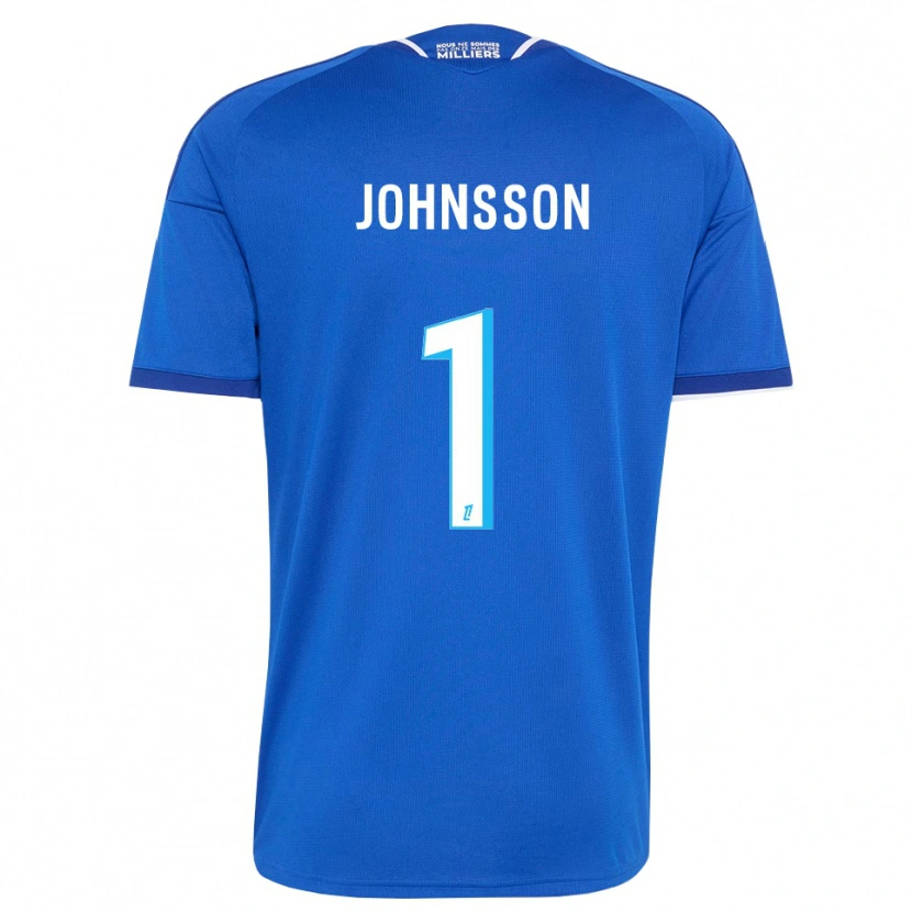 Danxen Dames Karl-Johan Johnsson #1 Koninklijk Blauw Wit Thuisshirt Thuistenue 2026/27 T-Shirt België