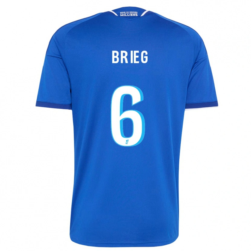 Danxen Dames Redouan Brieg #6 Koninklijk Blauw Wit Thuisshirt Thuistenue 2026/27 T-Shirt België